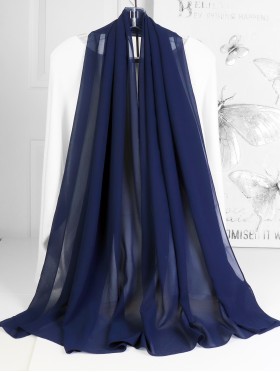 Solid Colour Chiffon Fashion Scarf